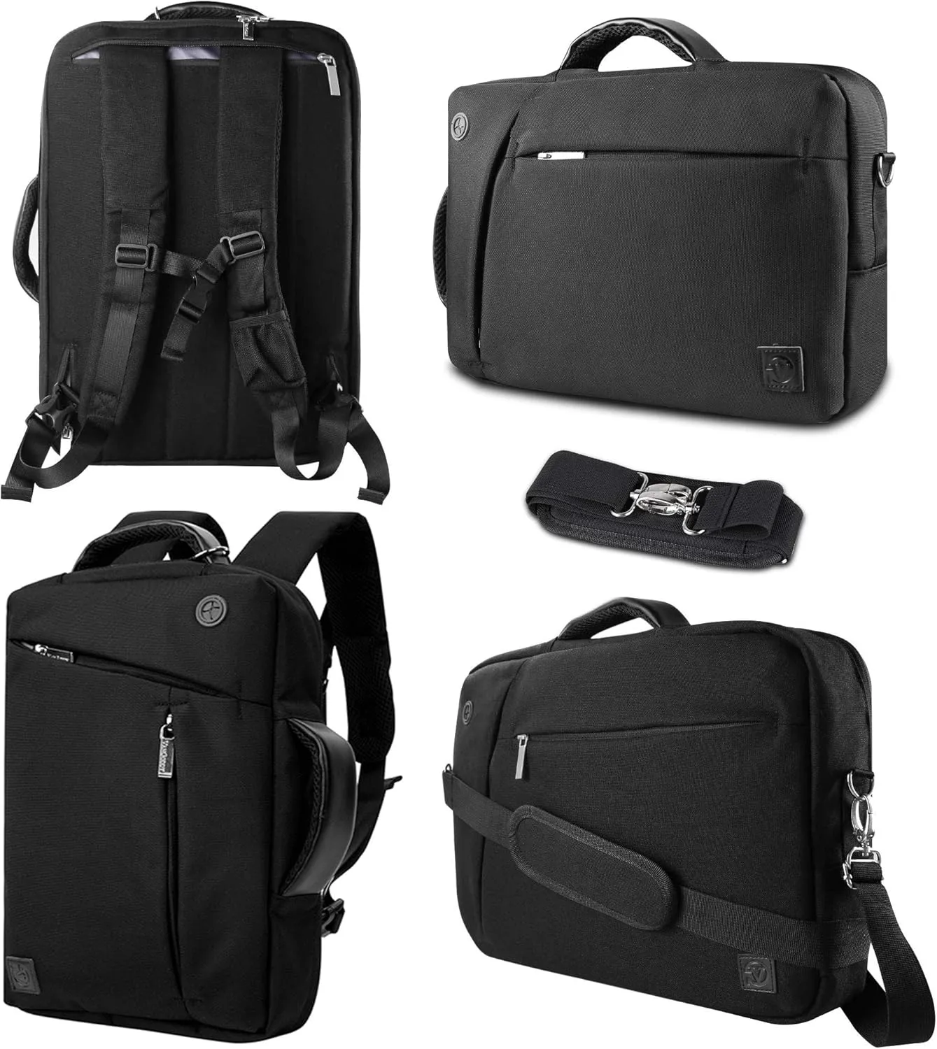 11.6 12 13 Inch Convertible Laptop Tablet Shoulder Bag Sleeve for Galaxy Tab S9 /S9 FE /S8 /S7 Plus, Surface Pro X 10 9 8 7