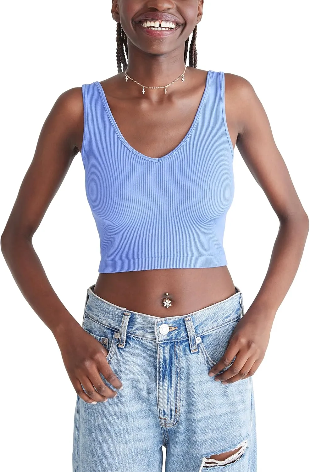 AEROPOSTALE Women's Seamless Wear 3-Way Tank