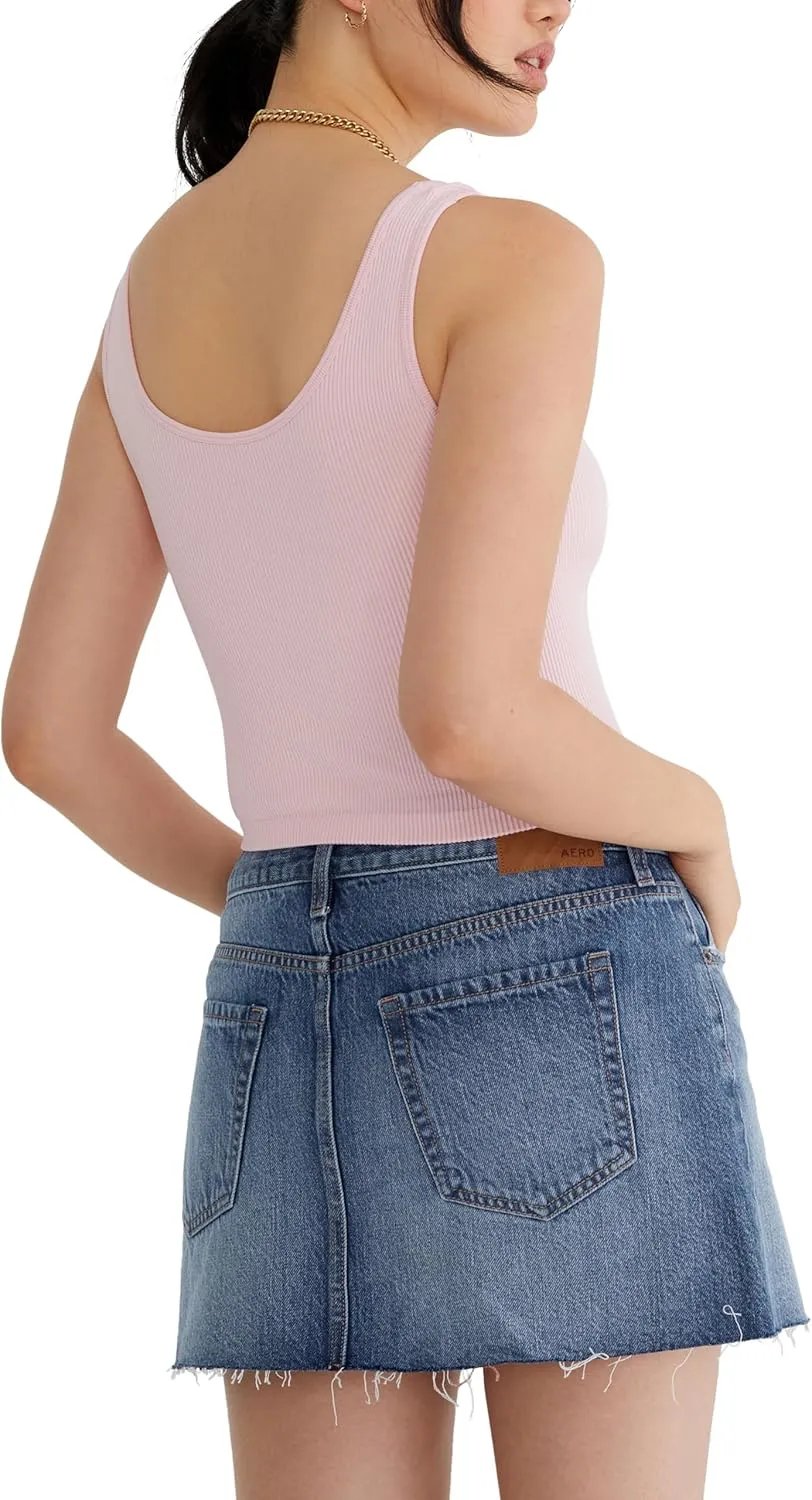 AEROPOSTALE Women's Seamless Wear 3-Way Tank