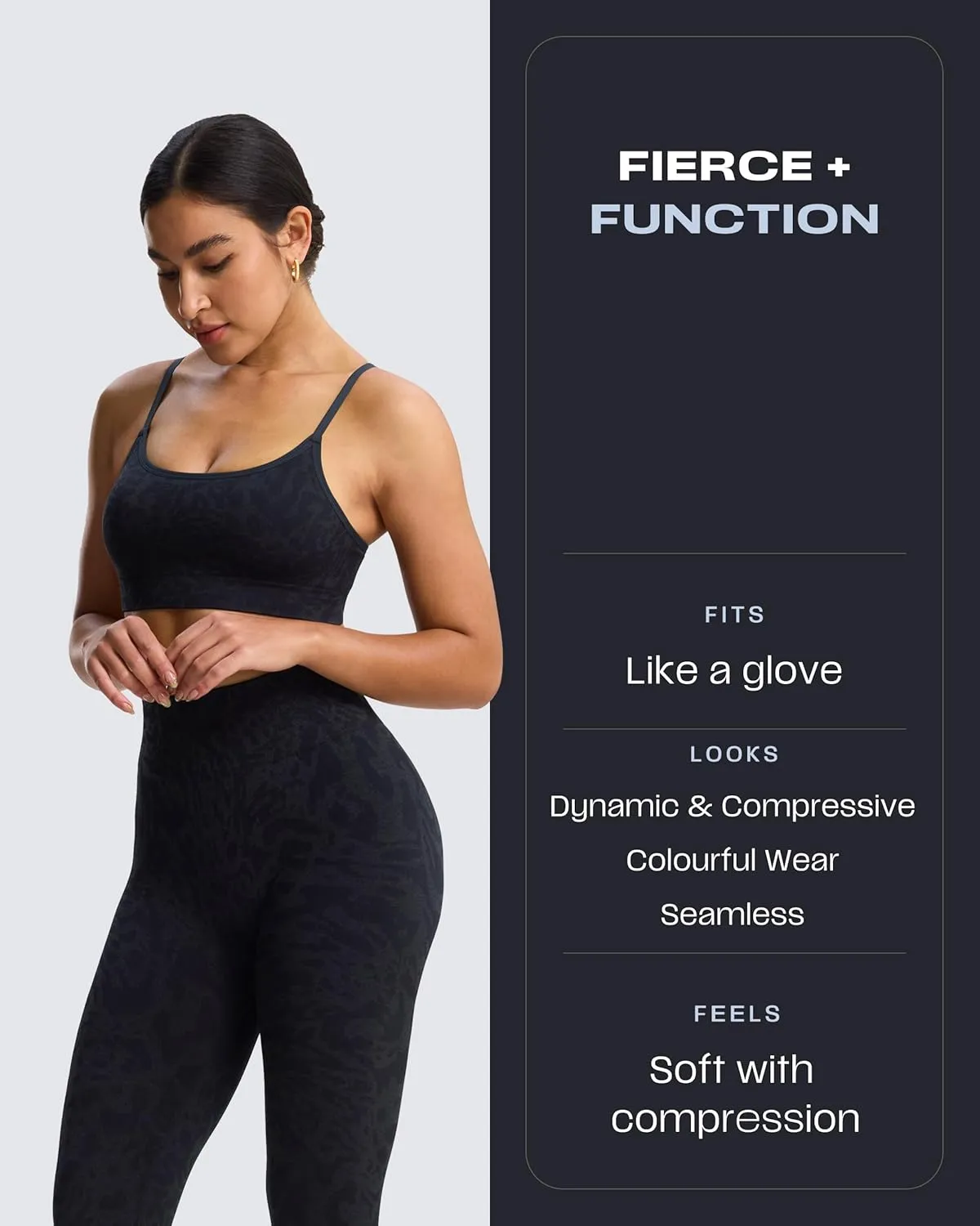 Aoxjox Women's High Waist Seamless Camo Hidden Scrunch Legging Knit Workout Yoga Pants 23"