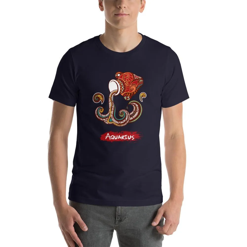 Aquarius round Neck T-Shirts