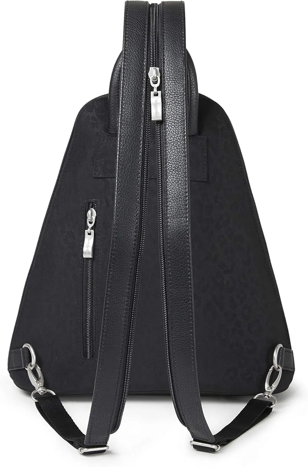 Baggallini Metro Backpack with RFID Phone Wristlet - 9x11 Convertible Sling Bag for Women with Adjustable Shoulder Straps