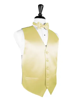 Banana "Premier" Satin Tuxedo Vest and Tie Set