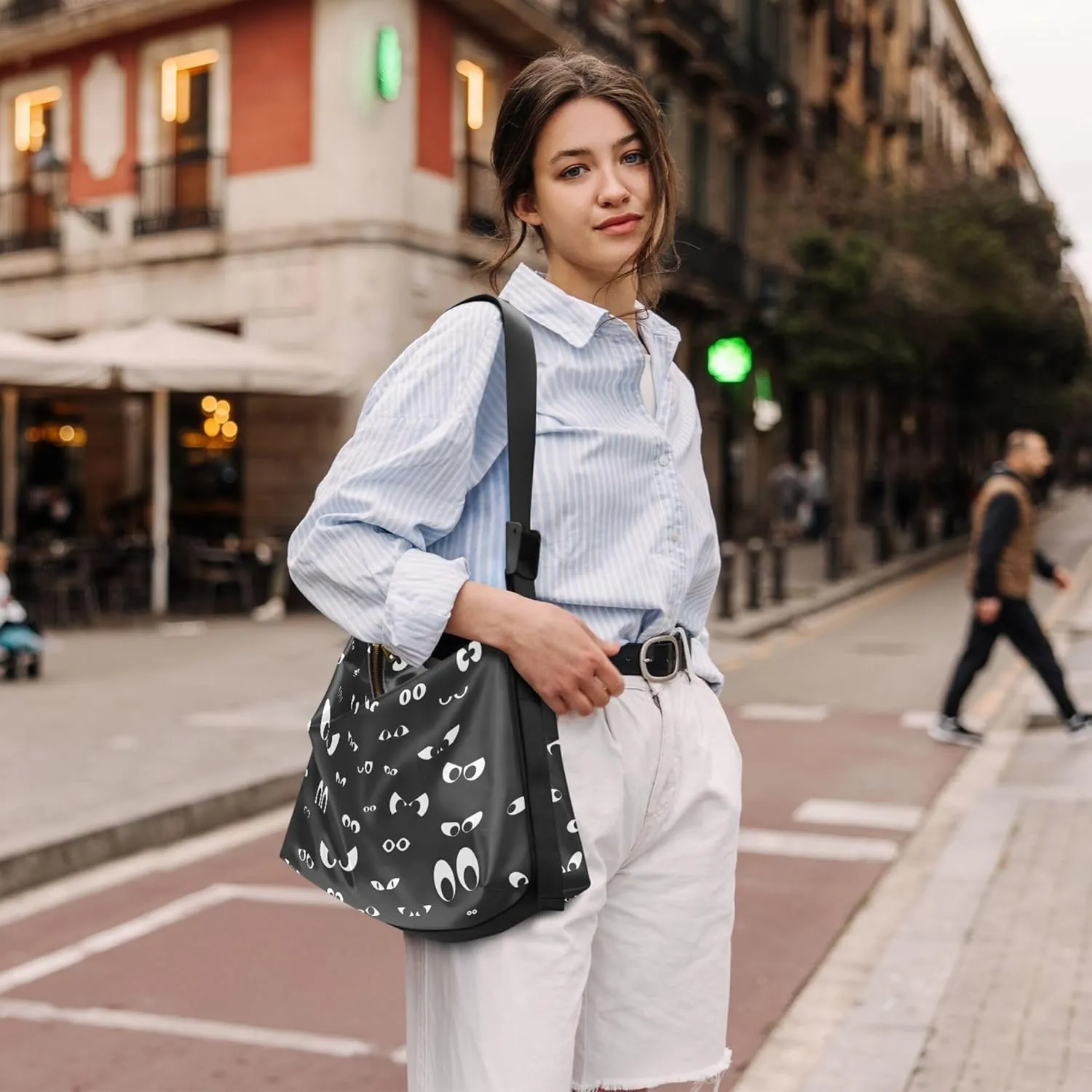 Beach Sea Shell Hobo Leather Purses for Women Large Men Leather Purse Chic Animal Print Designer Shoulder Purse