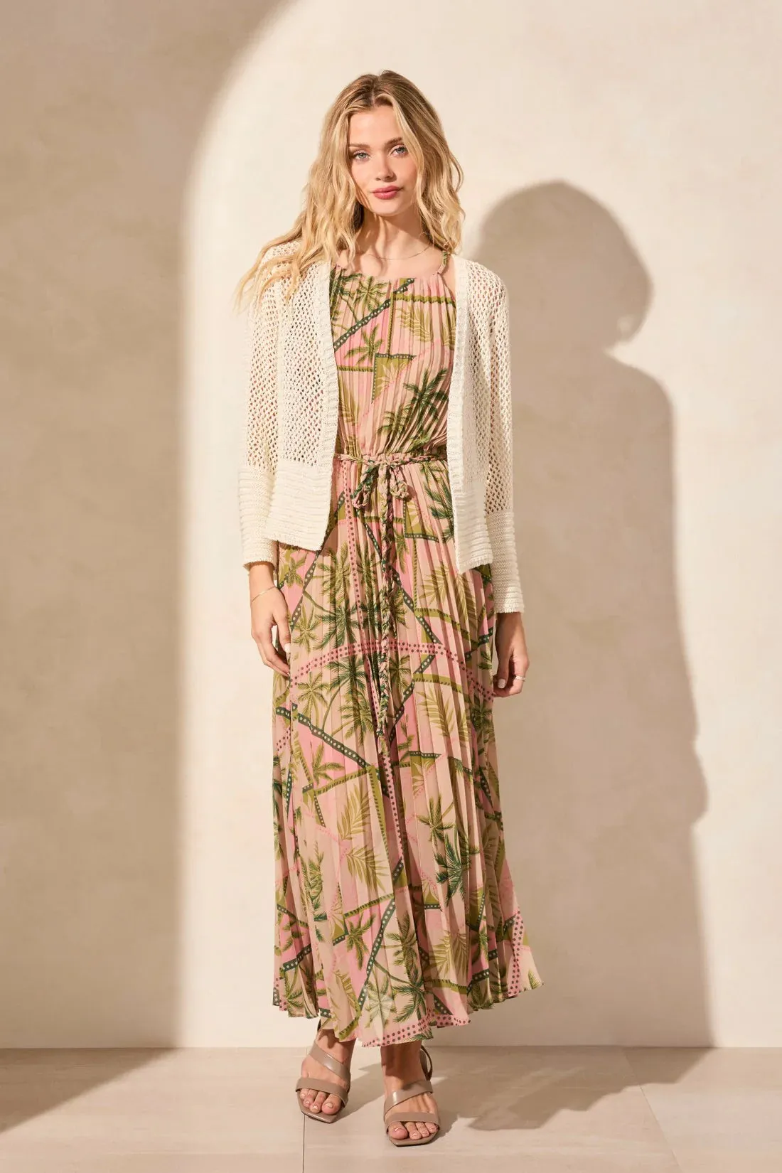 Bell Sleeve Open Stitch Cardi [Coco Milk-5758O]