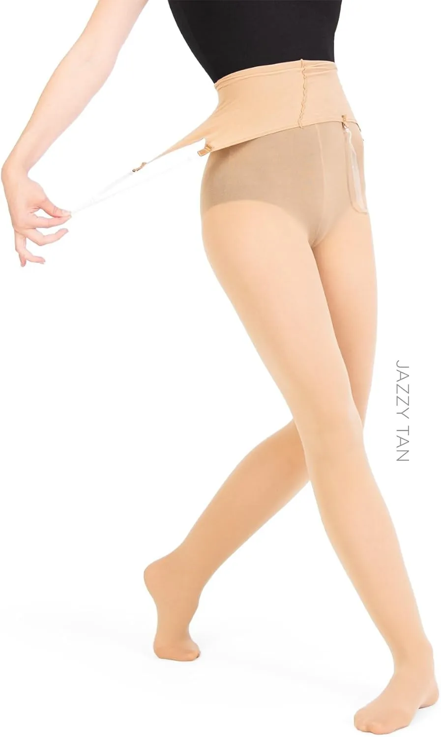 Body Wrappers Womens A91 TotalSTRETCH Convertible Foot Camisole Body Tights