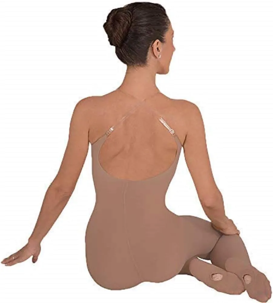 Body Wrappers Womens A91 TotalSTRETCH Convertible Foot Camisole Body Tights