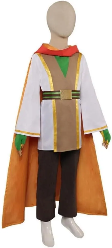 Boys Lys Solay Cosplay Nubs Costume Jedi Robe Cloak Young Jedi Uniform with Belt Full Set Halloween Outfits