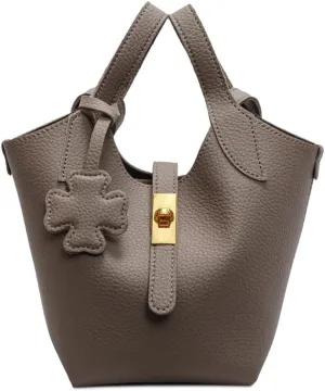 Bucket Bags for Women Trendy Shoulder Tote Handbags and Purses Small Crossbody Top Handle Bag with Zipper Pouch