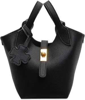 Bucket Bags for Women Trendy Shoulder Tote Handbags and Purses Small Crossbody Top Handle Bag with Zipper Pouch