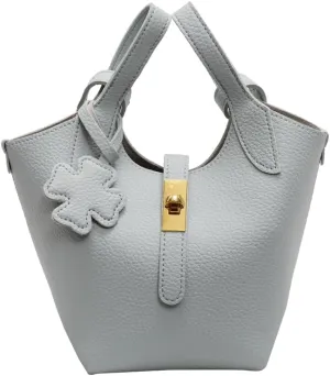 Bucket Bags for Women Trendy Shoulder Tote Handbags and Purses Small Crossbody Top Handle Bag with Zipper Pouch
