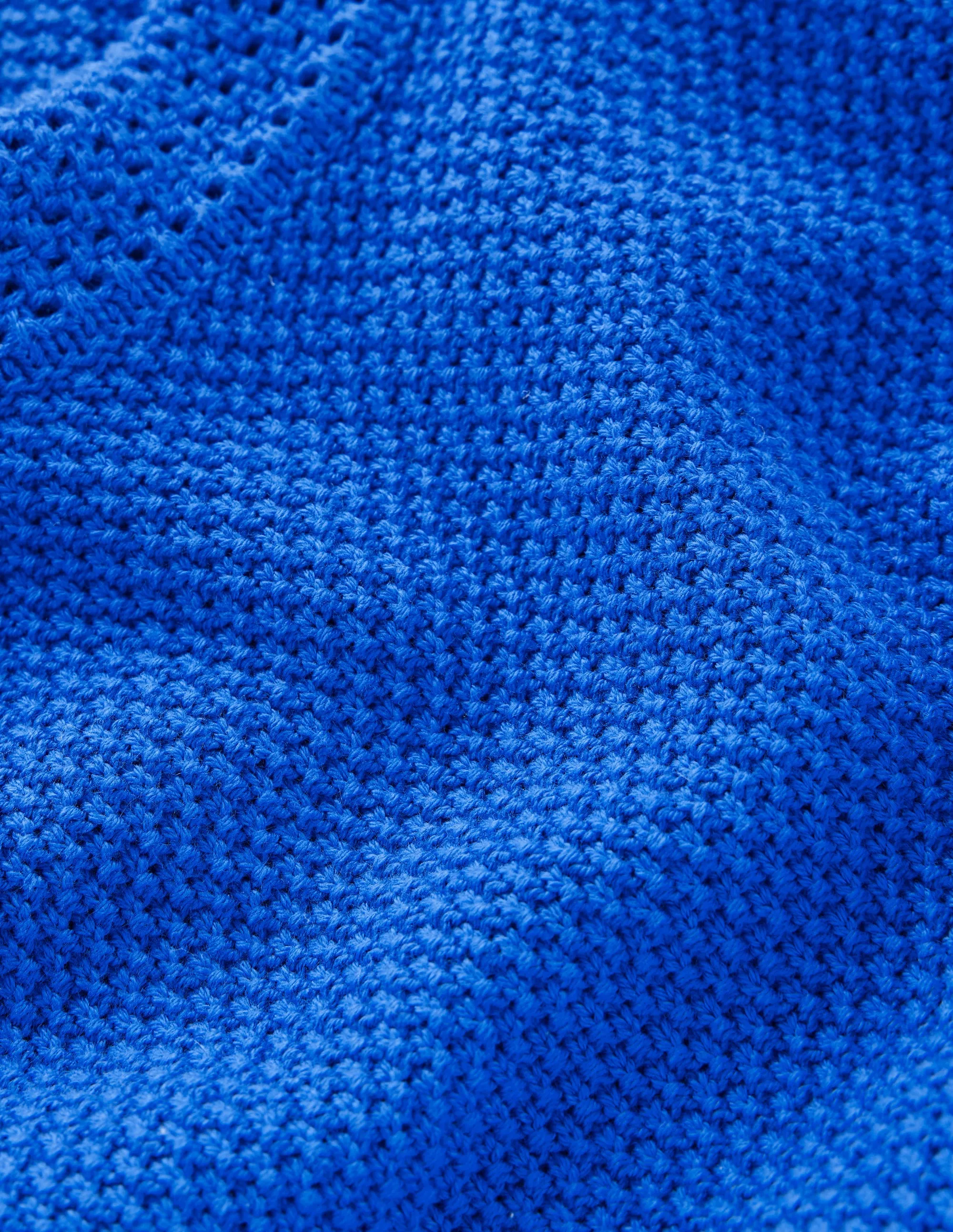 Callie Crochet Trim Jumper-Gallery Blue