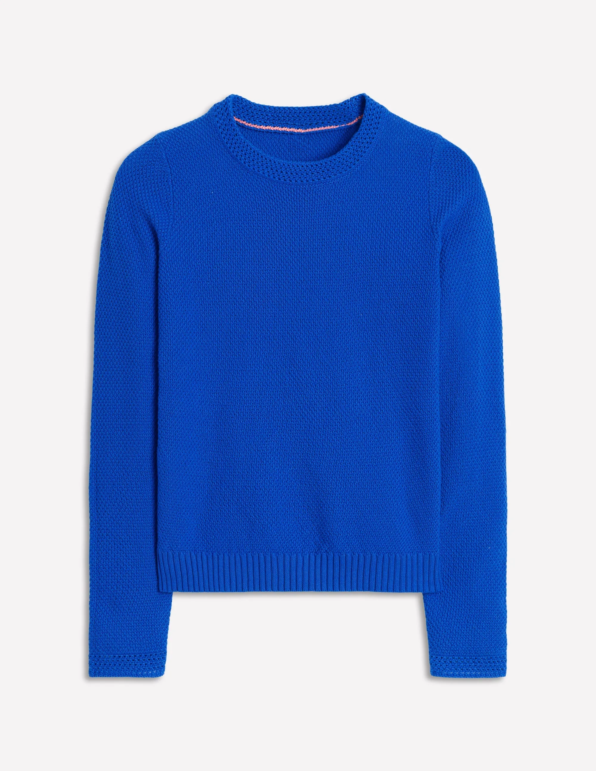 Callie Crochet Trim Jumper-Gallery Blue