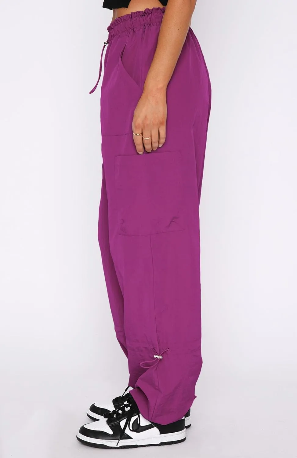 Cargo Pants Women, Parachute Pants for Women, Rave Y2K Festival Outfits