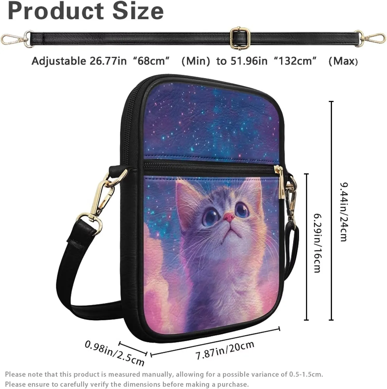 COEQINE Cute Messenger Bag for Women Pink Leather Crossbody Shoulder Bag Handbag Satchel Bags for Work Travel