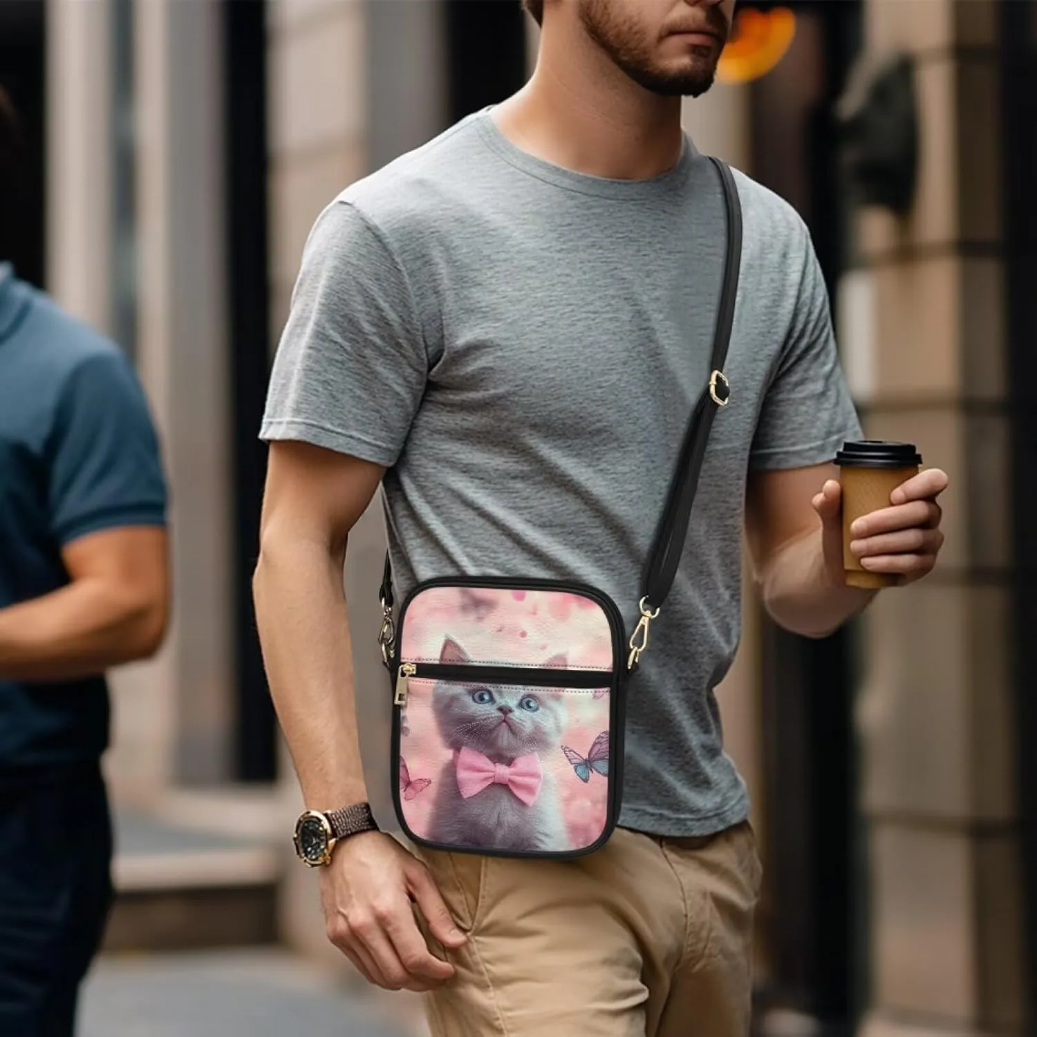 COEQINE Cute Messenger Bag for Women Pink Leather Crossbody Shoulder Bag Handbag Satchel Bags for Work Travel