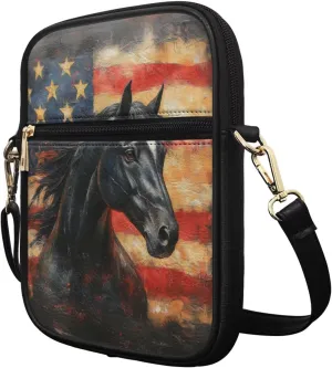 COEQINE Leather Messenger Bag for Men Cool Small Leather Sling Shoulder Bag Messenger Pack for Men, Man Purse