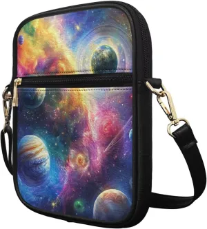 COEQINE Leather Messenger Bag for Men Crossbody Shoulder Bag for Work Cell Phone for Travel Gym