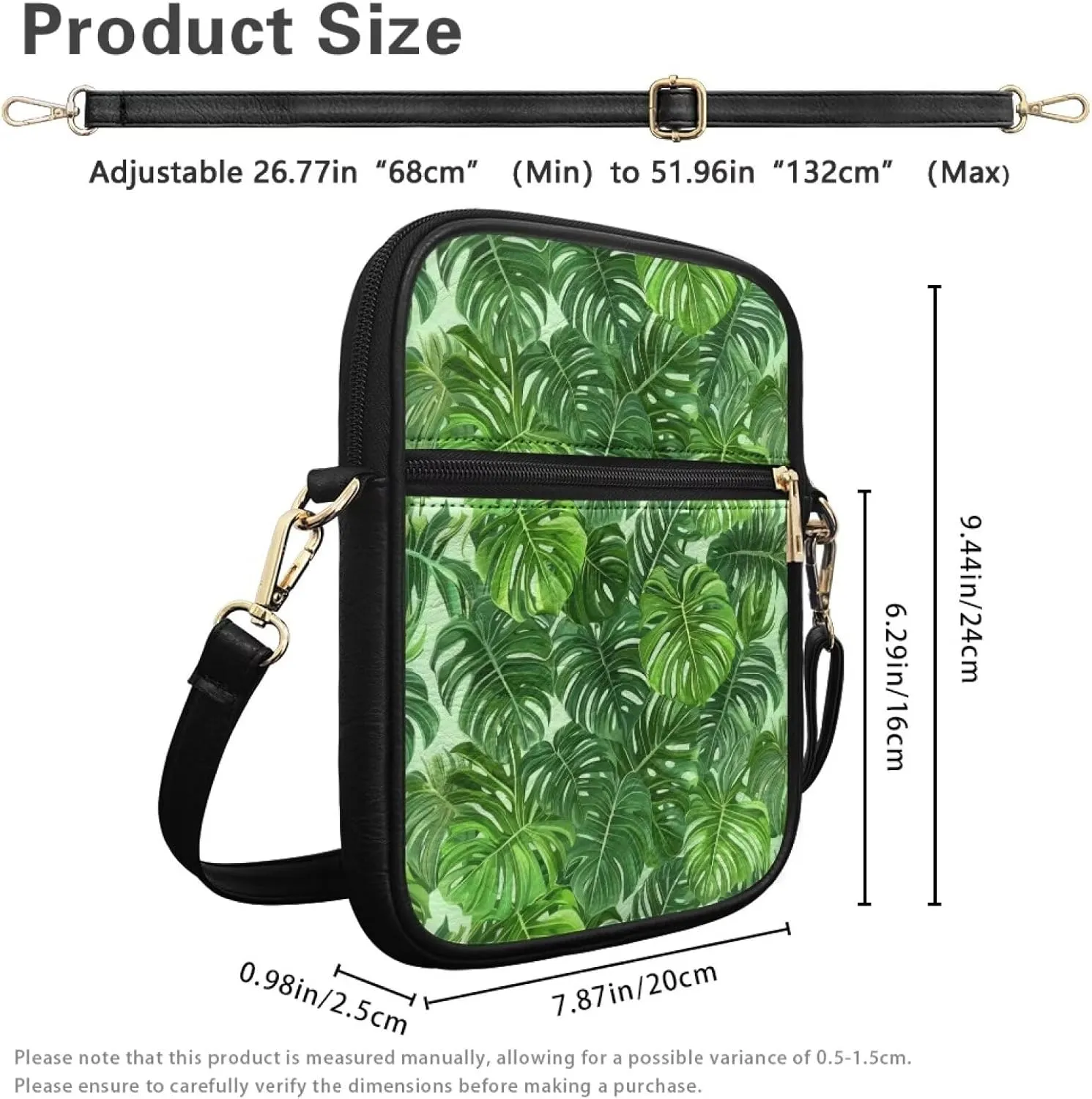 COEQINE Leather Messenger Bags for Men Crossbody Bag Aesthetic Small Shoulder Bag Waterproof Crossbody Bag Business Work