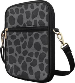 COEQINE Leather Messenger Bags for Men Crossbody Bag Aesthetic Small Shoulder Bag Waterproof Crossbody Bag Business Work