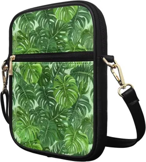 COEQINE Leather Messenger Bags for Men Crossbody Bag Aesthetic Small Shoulder Bag Waterproof Crossbody Bag Business Work