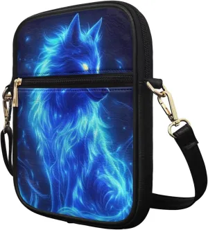 COEQINE Leather Messenger Bags for Men Crossbody Bag Aesthetic Small Shoulder Bag Waterproof Crossbody Bag Business Work