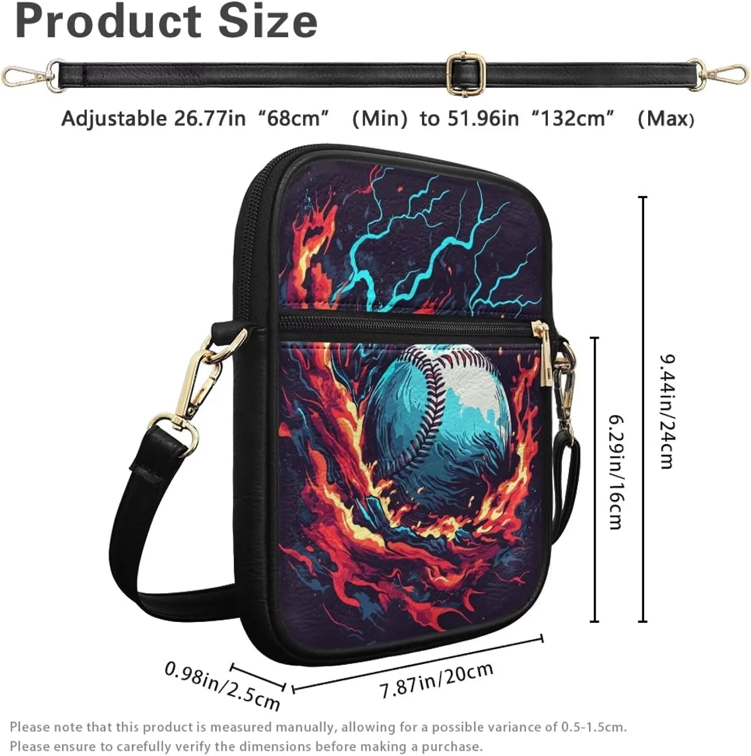COEQINE Leather Messenger Bags for Men Crossbody Bag Aesthetic Small Shoulder Bag Waterproof Crossbody Bag Business Work