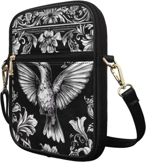 COEQINE Womens Messenger Bag with Zipper Leather Messenger Purse for Woman Crossbody Purse with Adjustable Strap Handbag