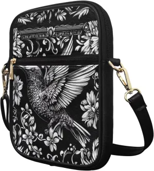 COEQINE Womens Messenger Bag with Zipper Leather Messenger Purse for Woman Crossbody Purse with Adjustable Strap Handbag