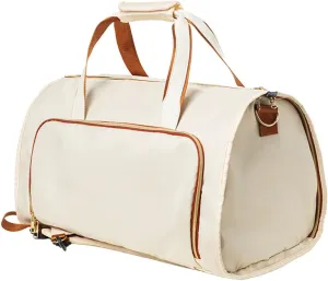 Duffle Garment Bag - 2 In 1 Travel Duffel Bags | Convertible Carry Garment Duffel Bag | Suit Travel Bag With Removable And Adjustable Shoulder Strap | Hanging Luggage Bag For Men Women Trips