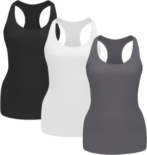 EUYZOU Women Tummy Control Shapewear Tank Tops - Seamless Compression Racerback Vest Body shaper Tank Top
