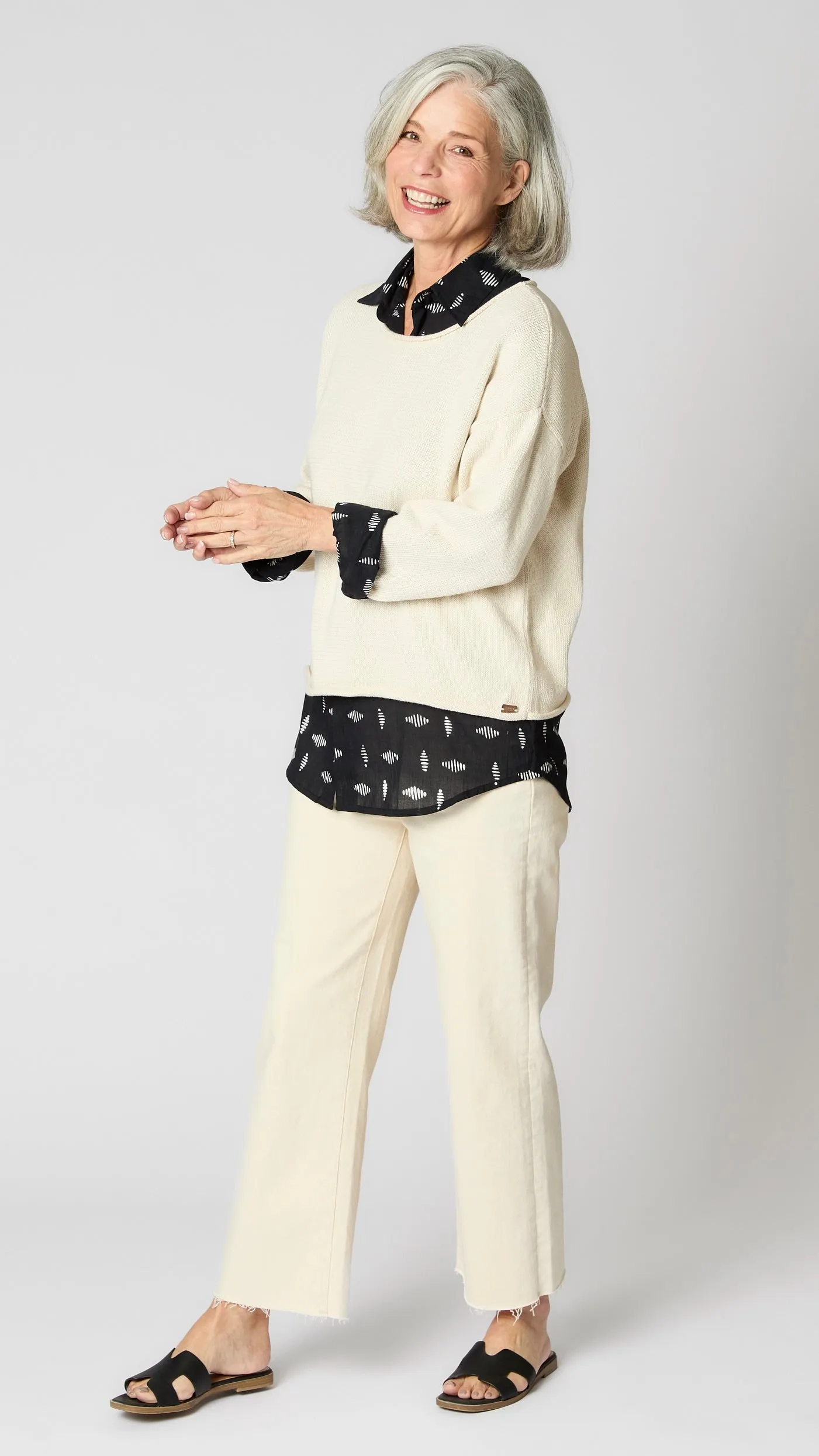 Flora Cotton Pullover