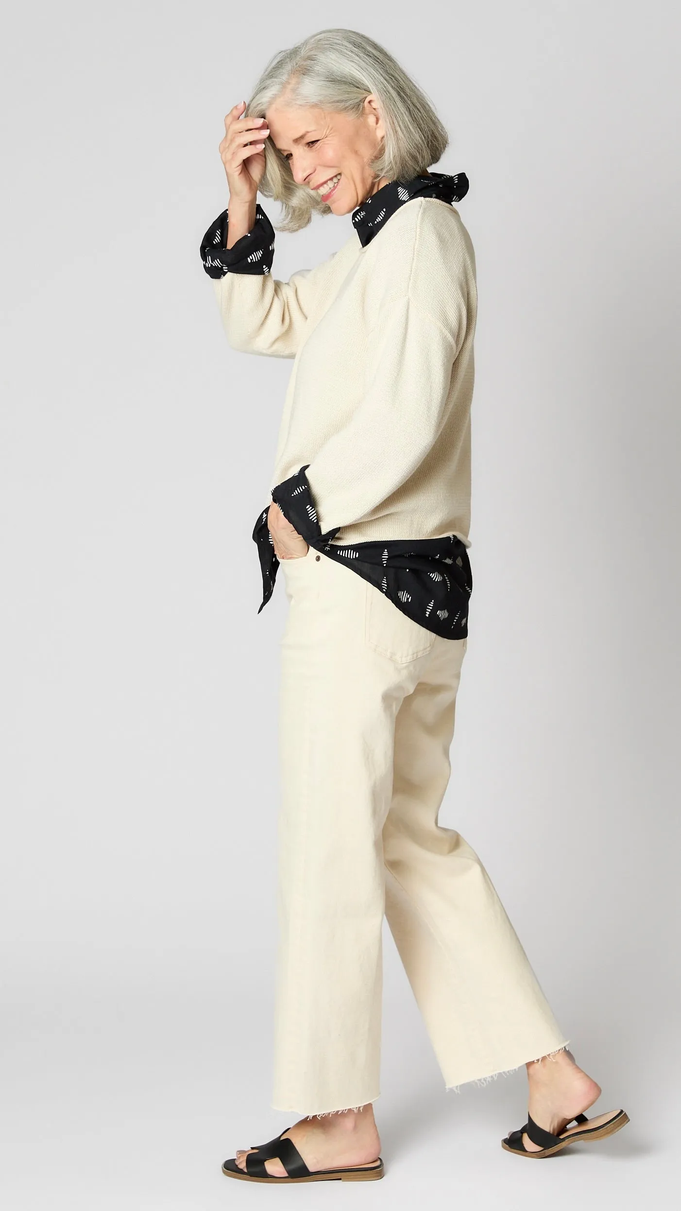 Flora Cotton Pullover