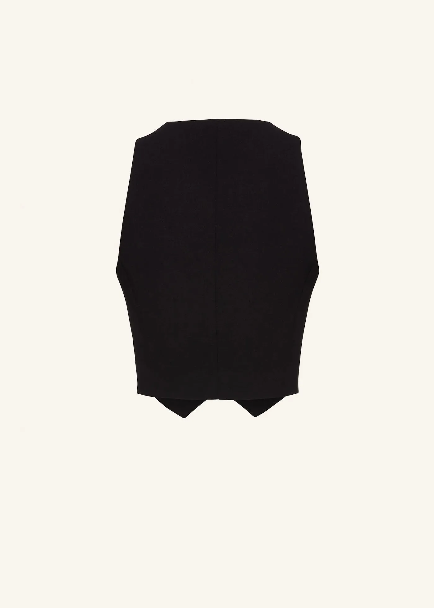 Flower Embellished Waistcoat in Black