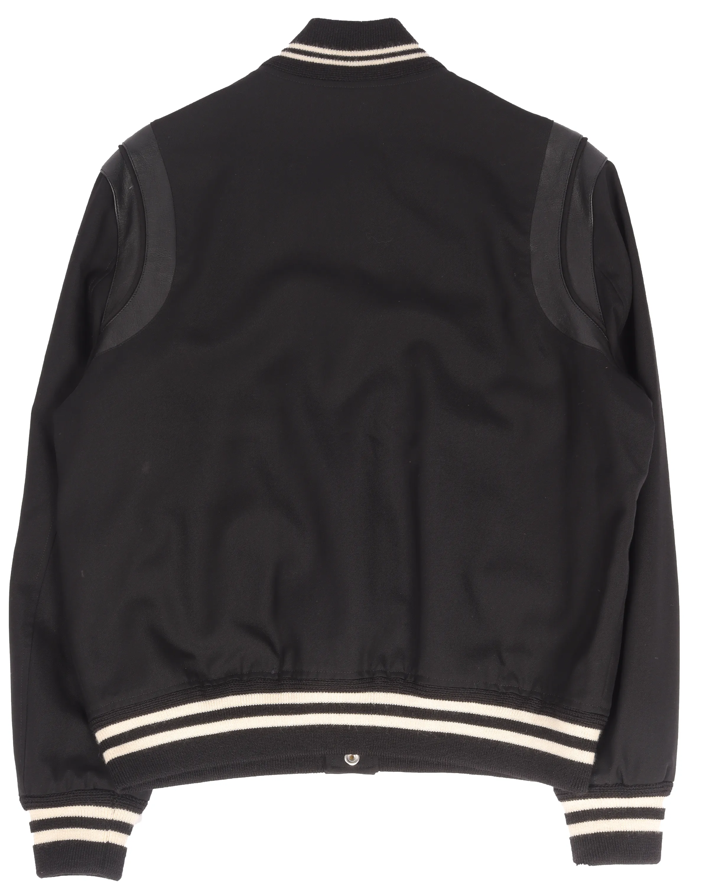 FW15 Leather & Wool Teddy Jacket