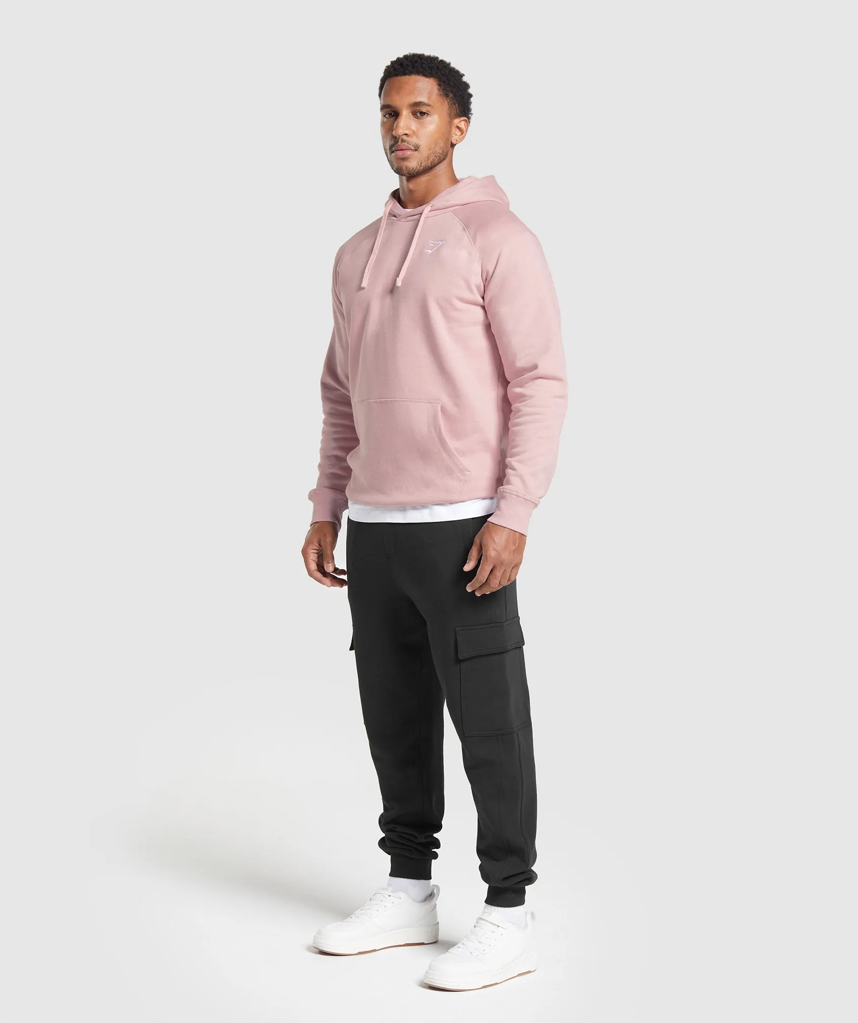 Gymshark Crest Hoodie - Light Pink