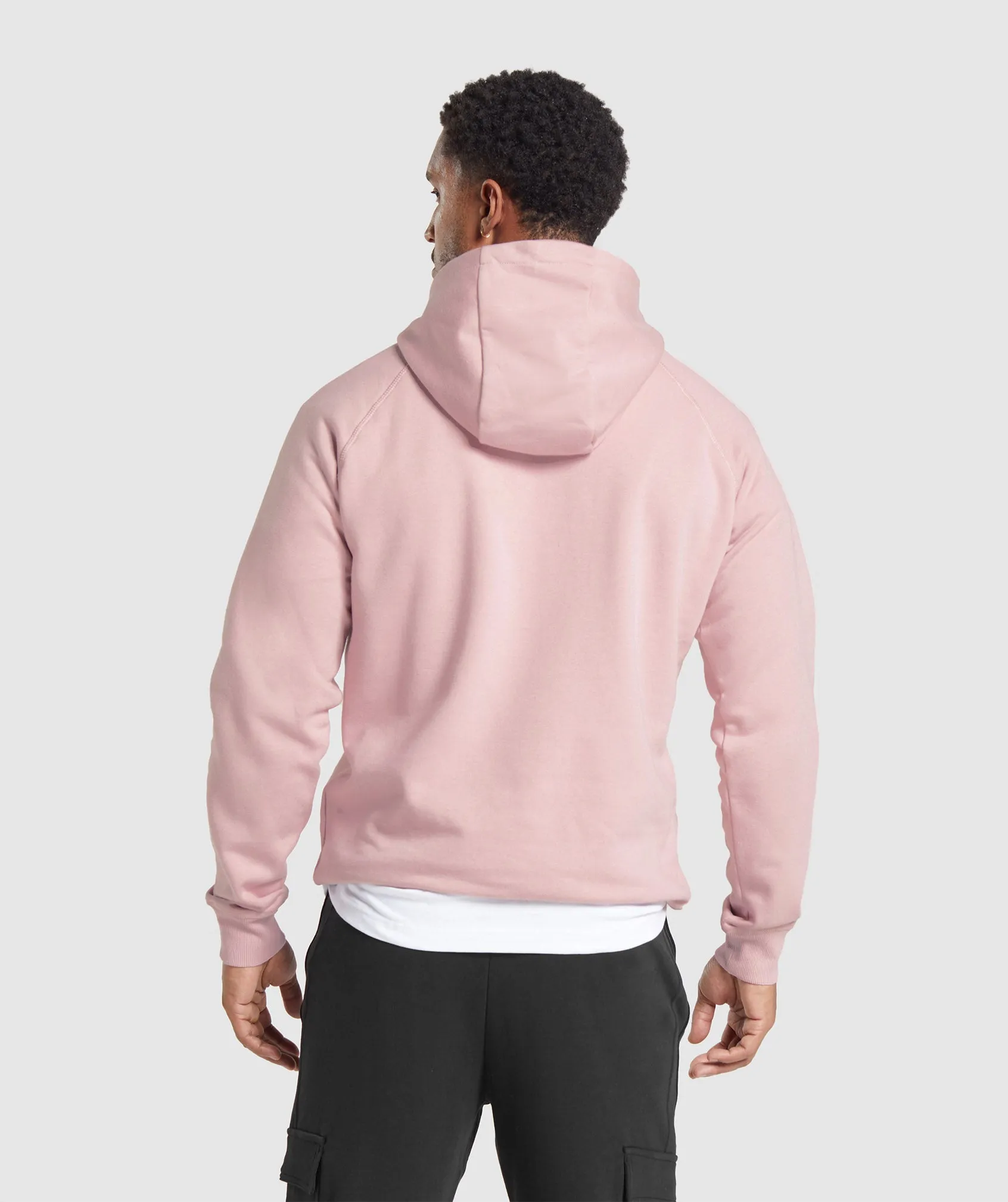 Gymshark Crest Hoodie - Light Pink
