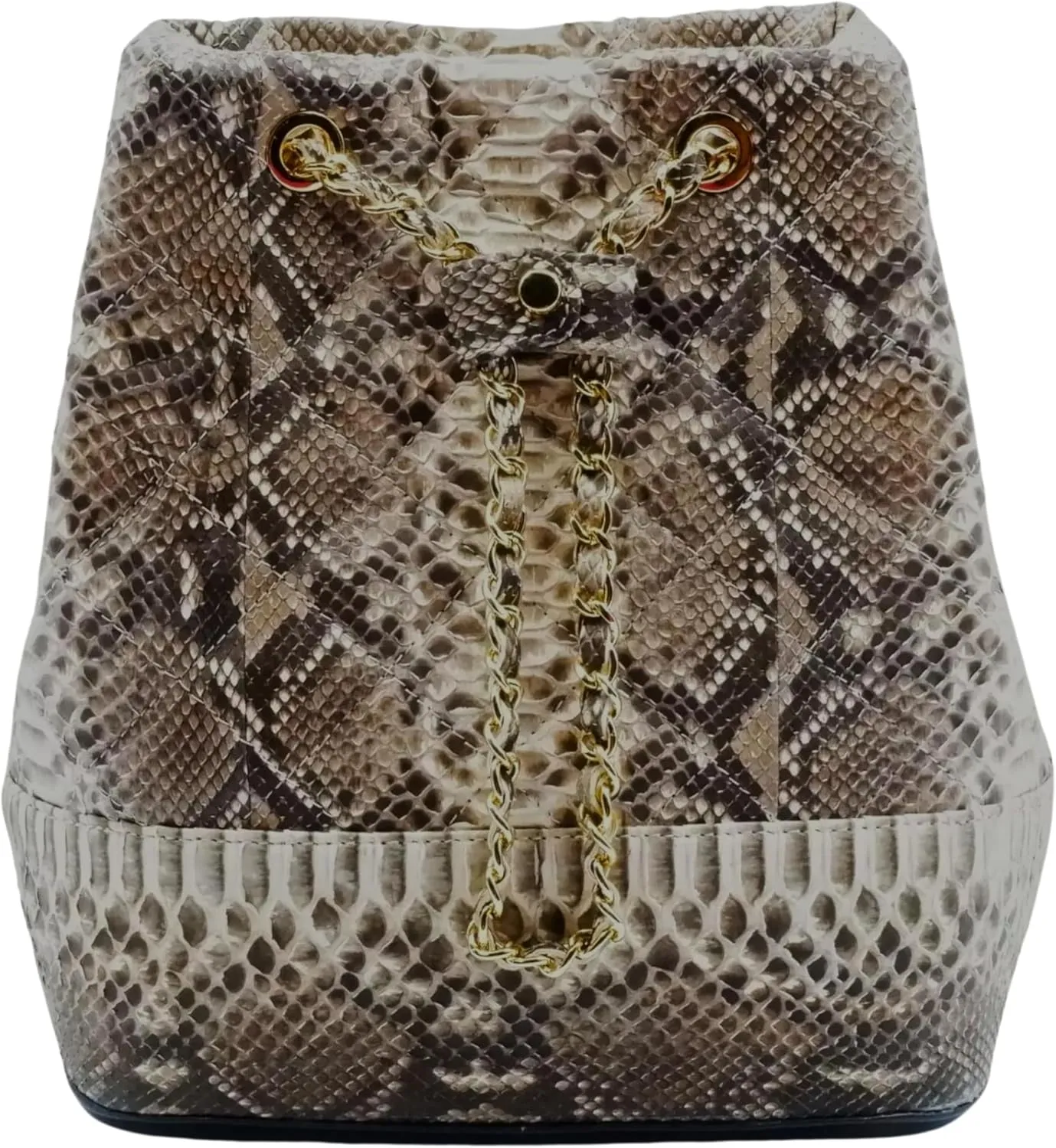 Handmade Chain Drawstring Bucket Bag