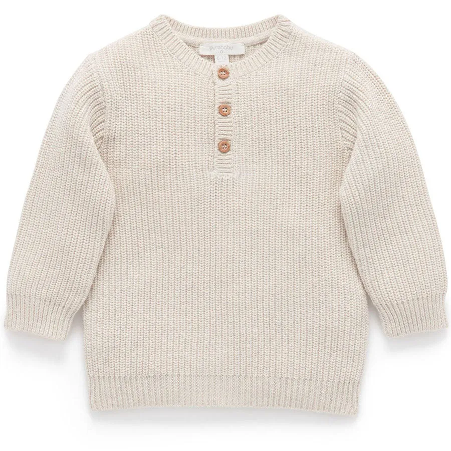 Henley Neck Jumper