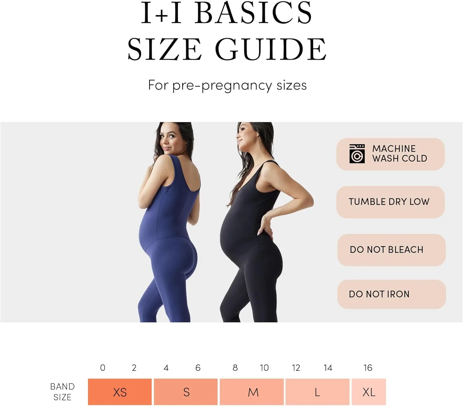 Ingrid & Isabel Active Maternity Jumpsuit - Scoop Neck Romper Bodysuit - Soft One-Piece Outfit for Pregnancy and Postpartum