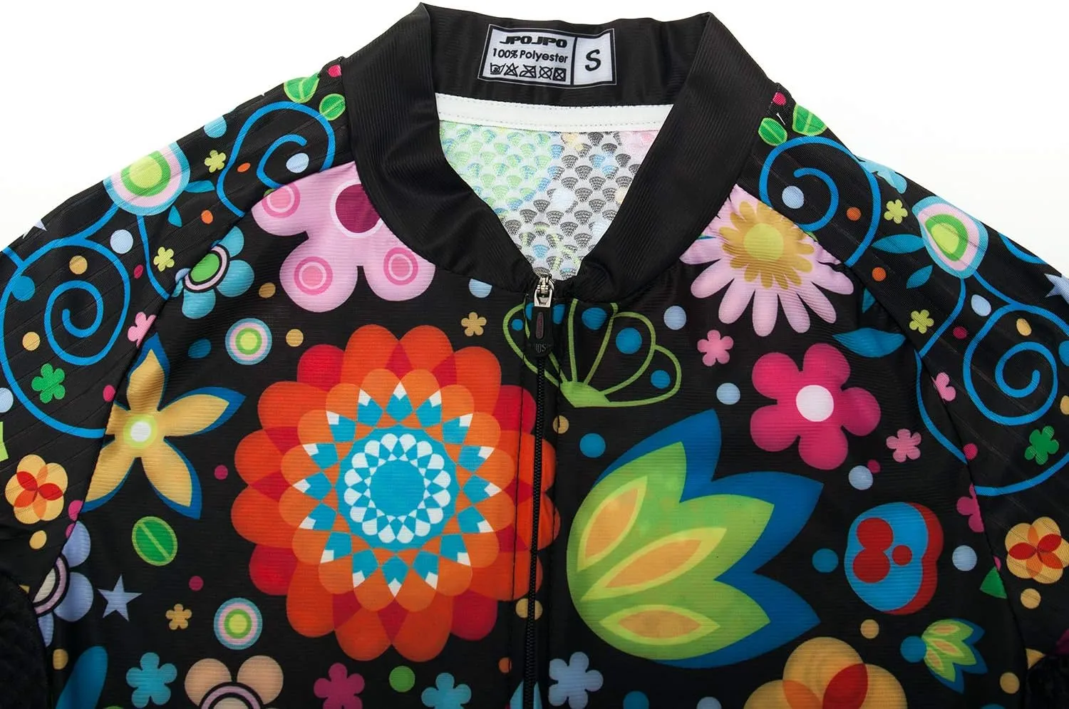 JPOJPO Bike Jersey Women, Racing Women's Cycling Shirt Tops S-3XL,4 Pockets
