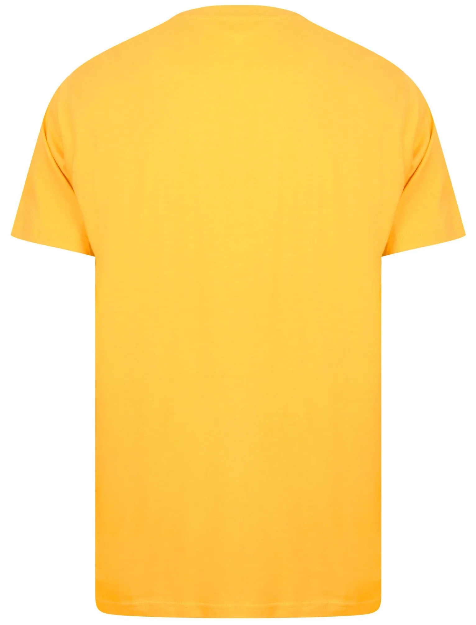 Kinsley Basic Cotton Crew Neck T-Shirt In Yolk Yellow - South Shore