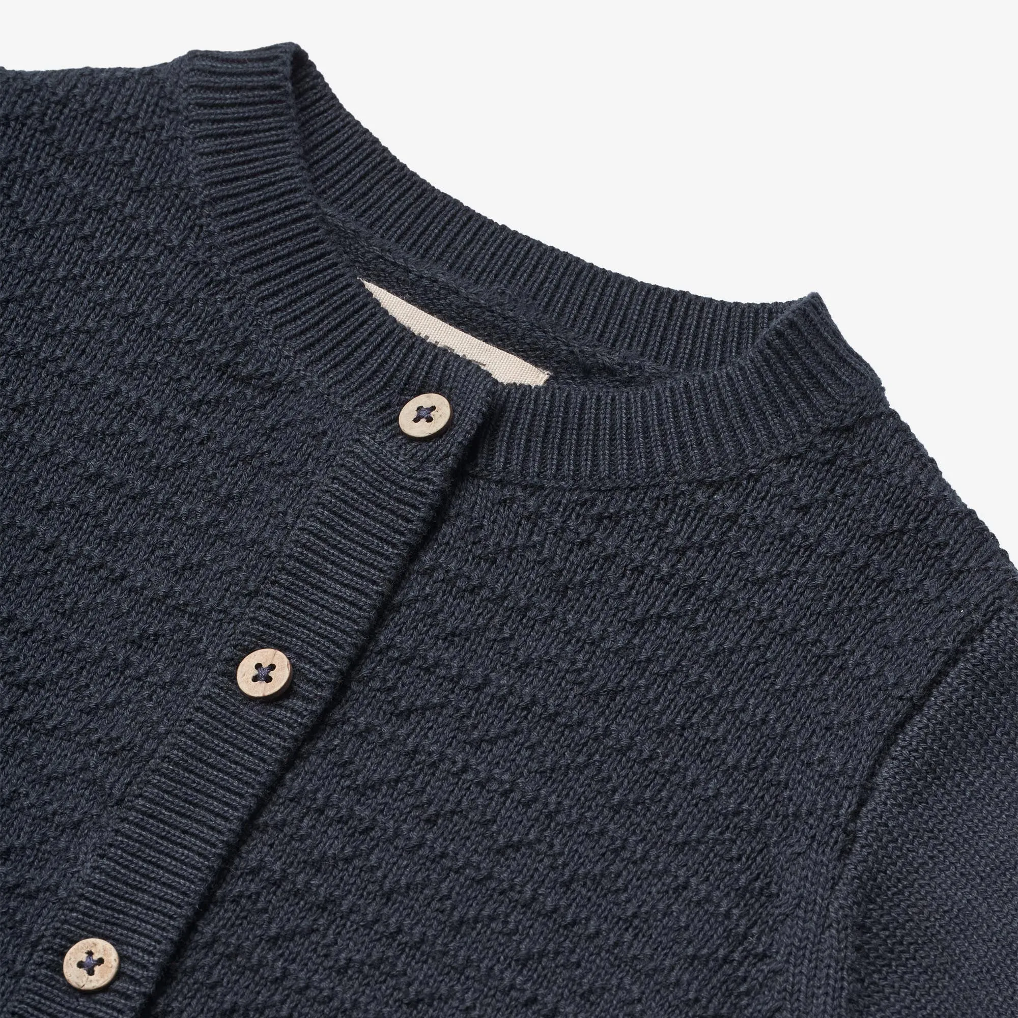 Knit Cardigan Bjørn - navy