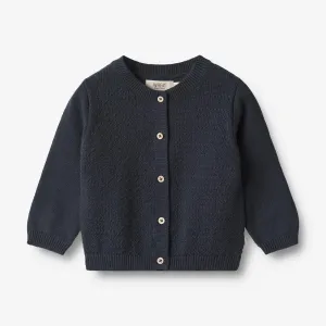 Knit Cardigan Bjørn - navy