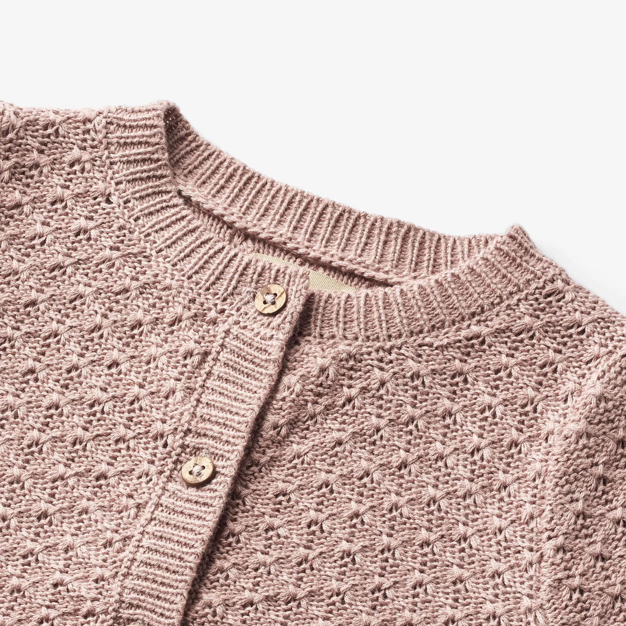 Knit Cardigan Magnella | Baby - dry rose