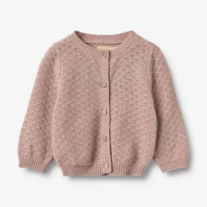 Knit Cardigan Magnella | Baby - dry rose