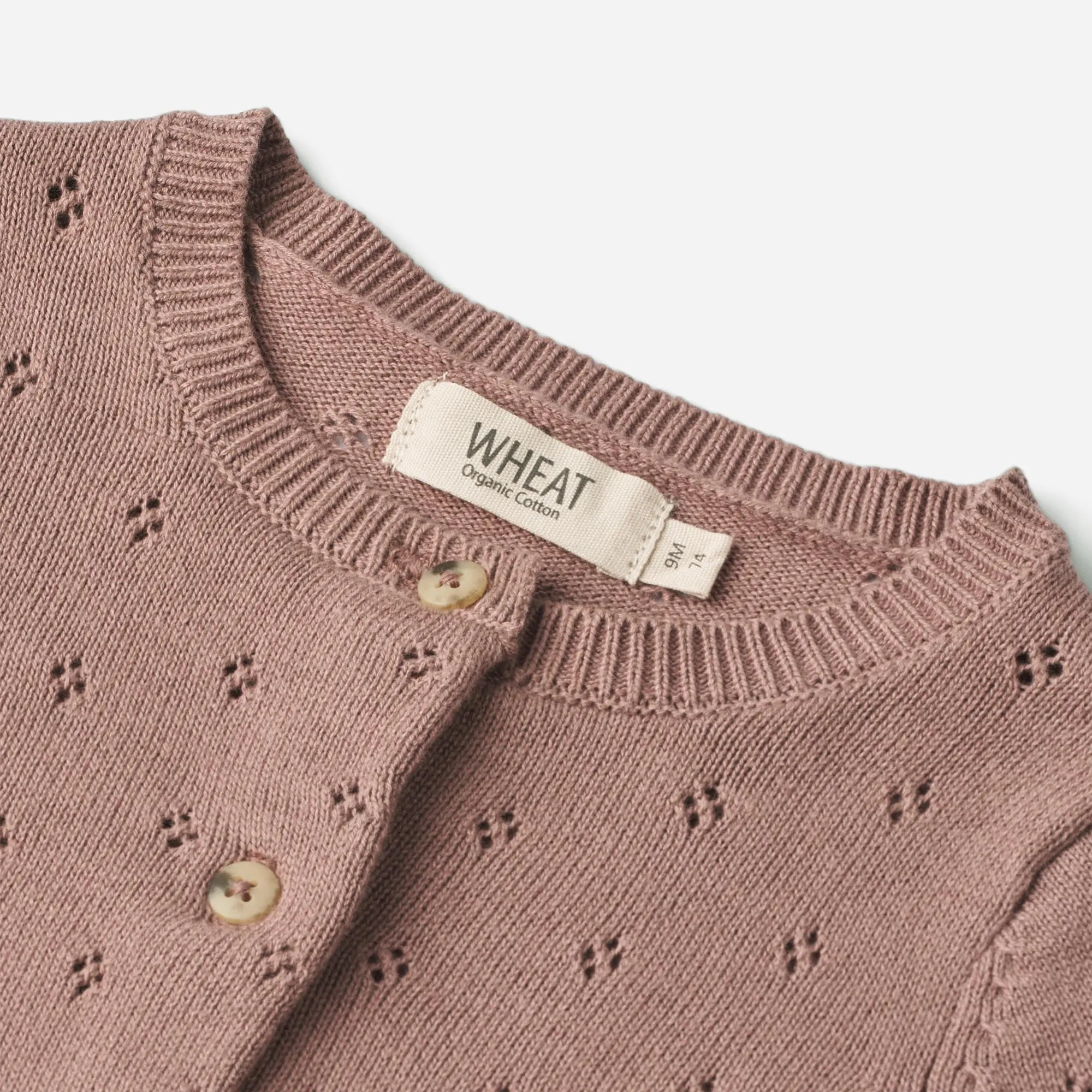 Knit Cardigan Magnella | Baby - lavender rose