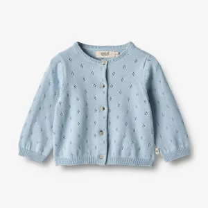 Knit Cardigan Maia | Baby - blue summer