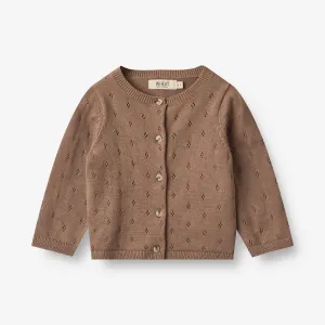 Knit Cardigan Maia | Baby - cocoa brown