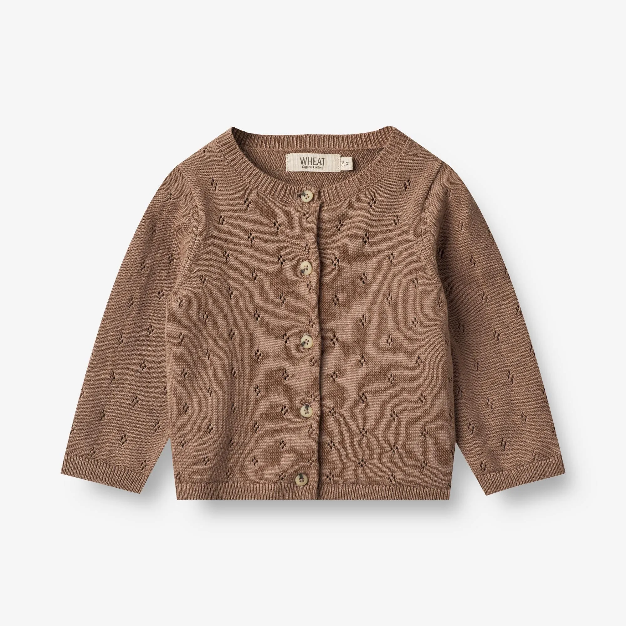 Knit Cardigan Maia | Baby - cocoa brown